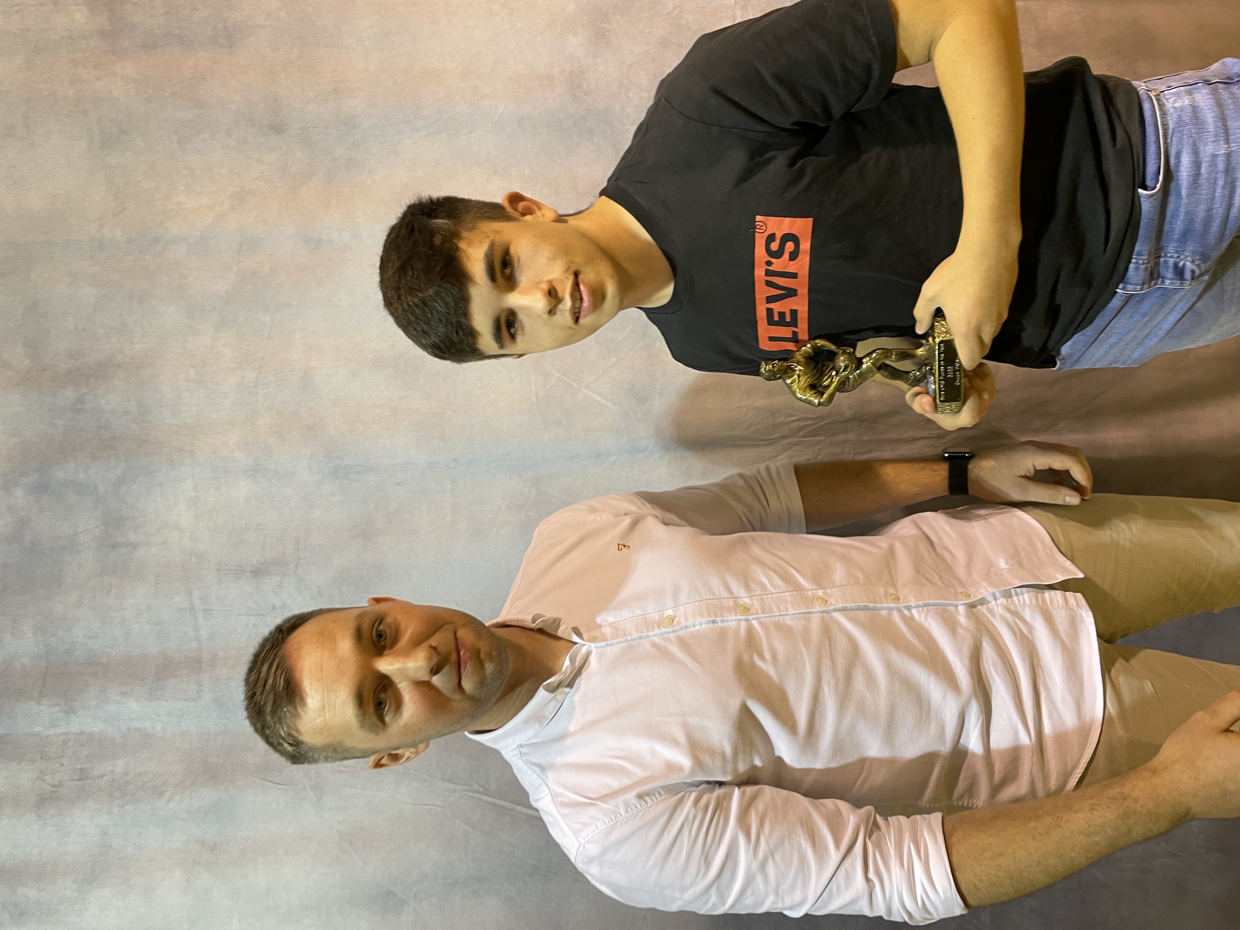 U16 Gaelic Player of the Year - Callum Welsh pictured with Mr Mark Teague