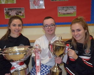 Tyrone Ladies All-Ireland Champions visit St. John's